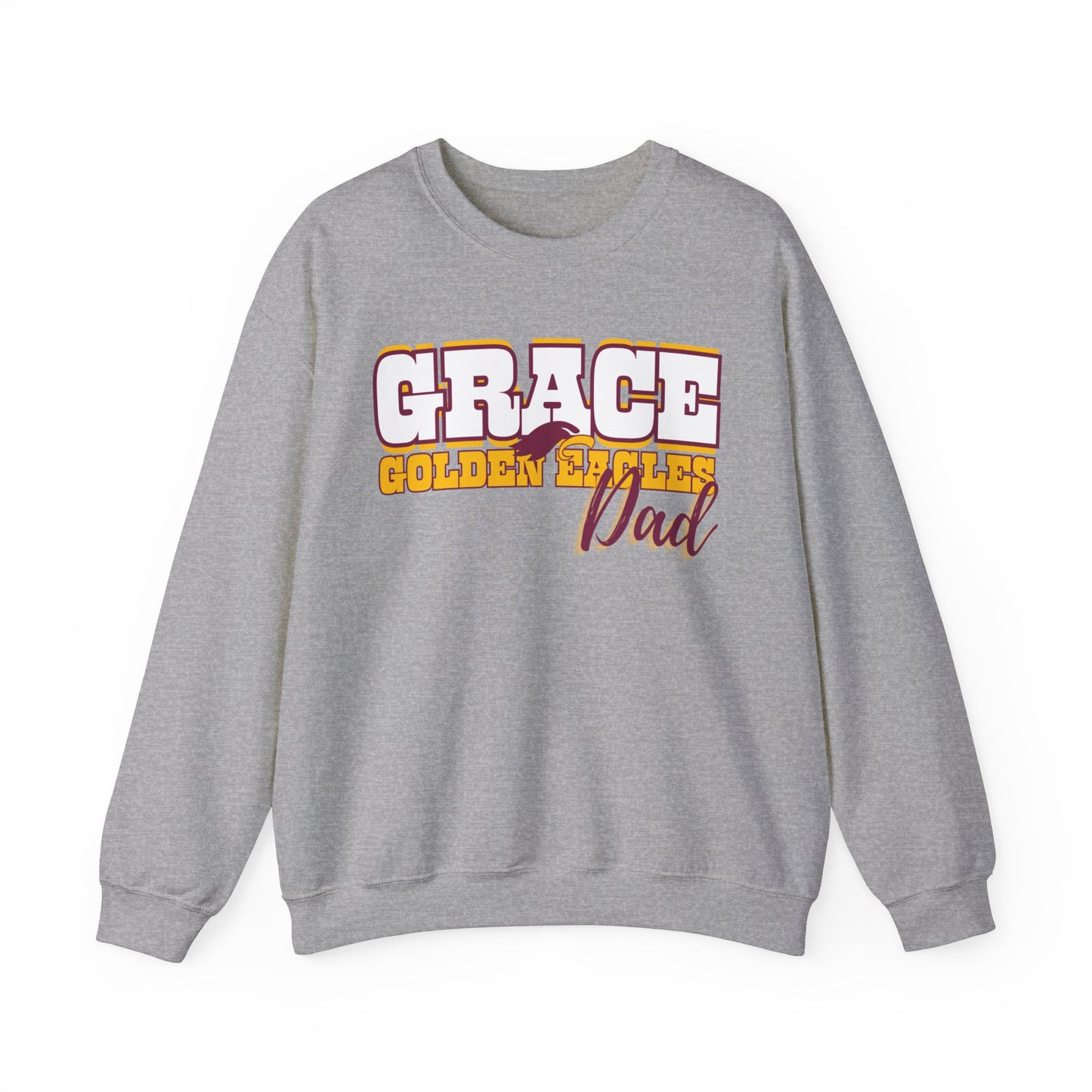 "DAD - GOLDEN EAGLES" - Unisex Crewneck Sweatshirt