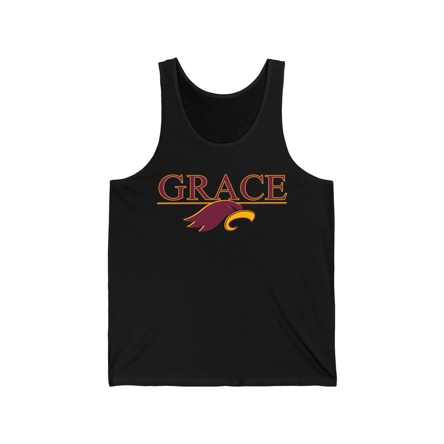 "GRACE w/ EAGLE" - Unisex Jersey Tank