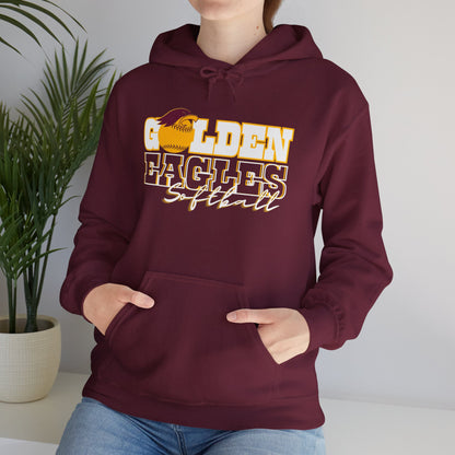 “SOFTBALL_Athlete Design" - Unisex Hooded Sweatshirt