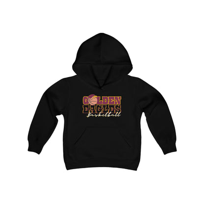 “BASKETBALL_Athlete Design" - Youth Unisex Hooded Sweatshirt