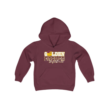 "SOFTBALL_Athlete Design" - Youth Unisex Hooded Sweatshirt