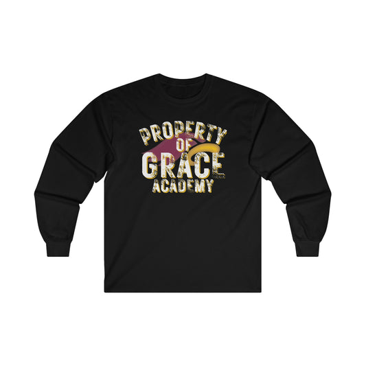 “PROPERTY OF GRACE ACADEMY" - Unisex Long Sleeve Tee