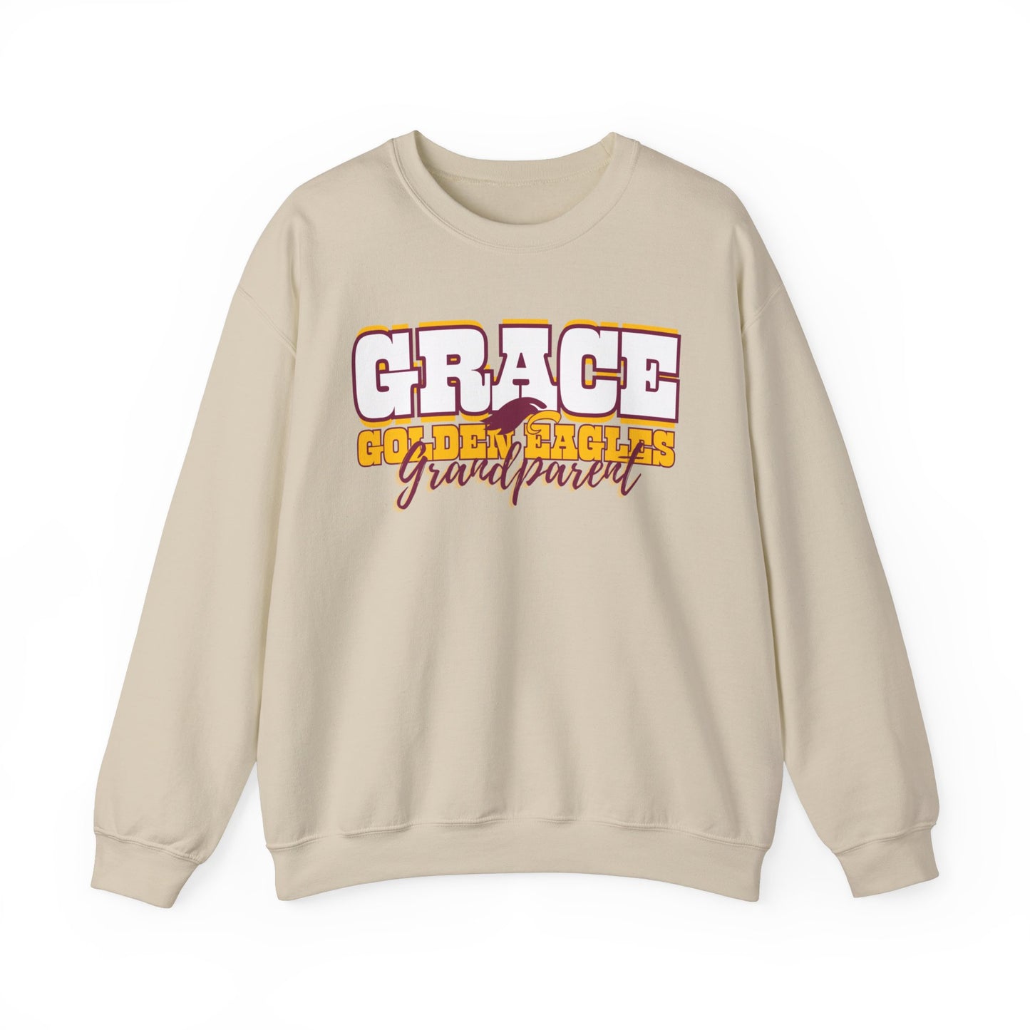 "GRANDPARENT - GOLDEN EAGLES" - Unisex Crewneck Sweatshirt