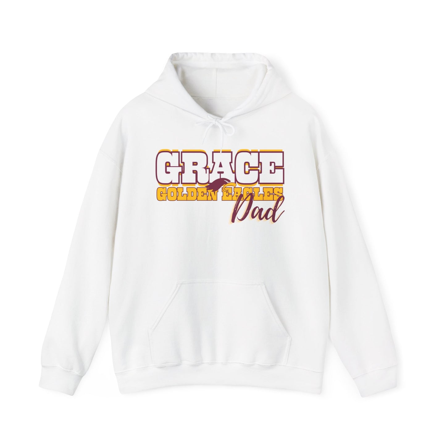 "DAD - GOLDEN EAGLES" - Unisex Hooded Sweatshirt