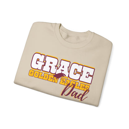 "DAD - GOLDEN EAGLES" - Unisex Crewneck Sweatshirt