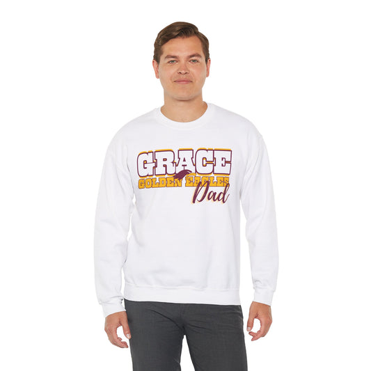 "DAD - GOLDEN EAGLES" - Unisex Crewneck Sweatshirt