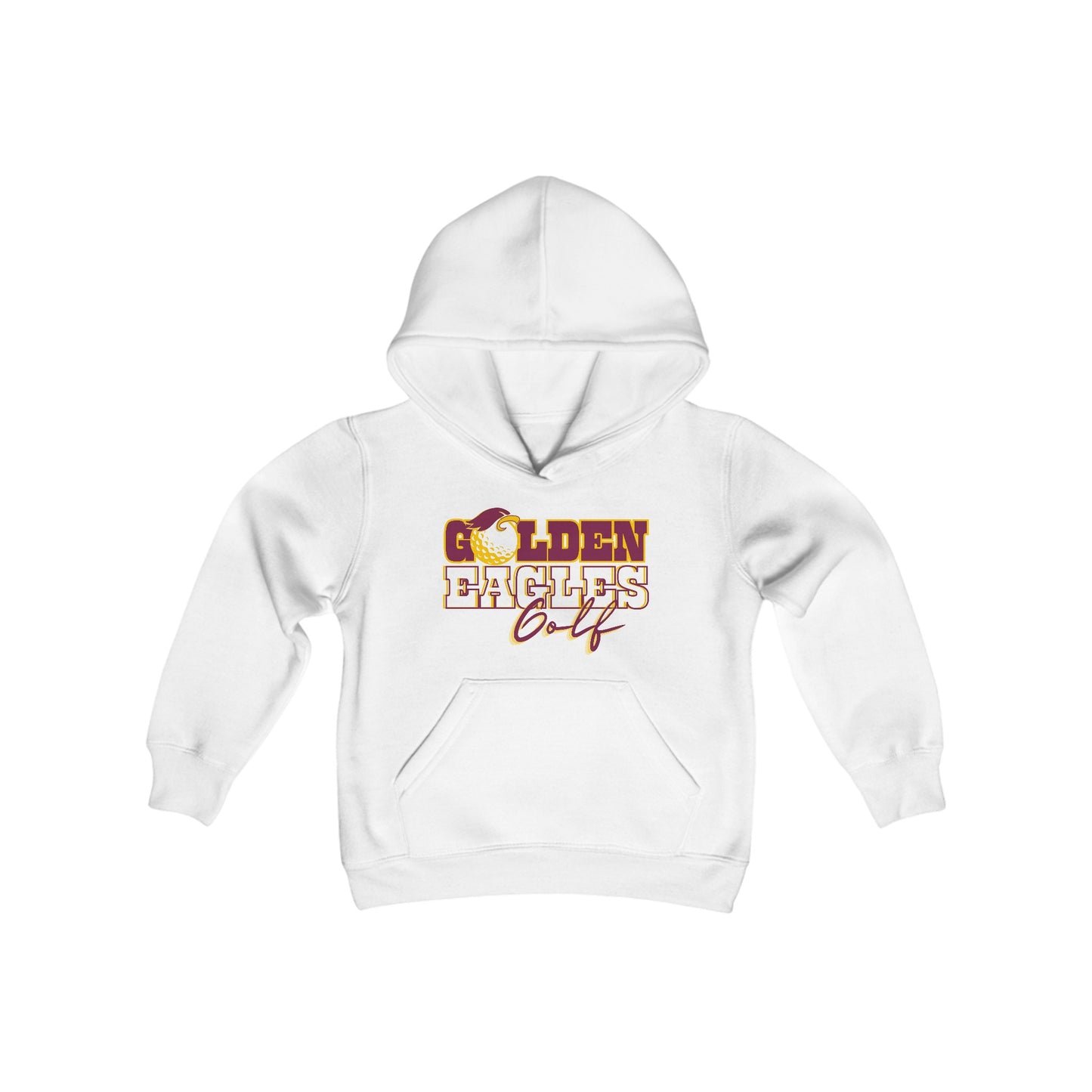 "GOLF_Athlete Design" Youth Unisex Hooded Sweatshirt