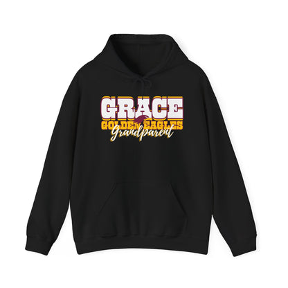 "GRANDPARENT - GOLDEN EAGLES" - Unisex Hooded Sweatshirt