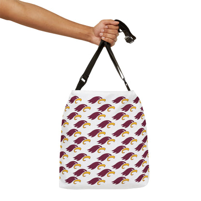 "MULTI-EAGLE" Adjustable Tote Bag (WHITE)