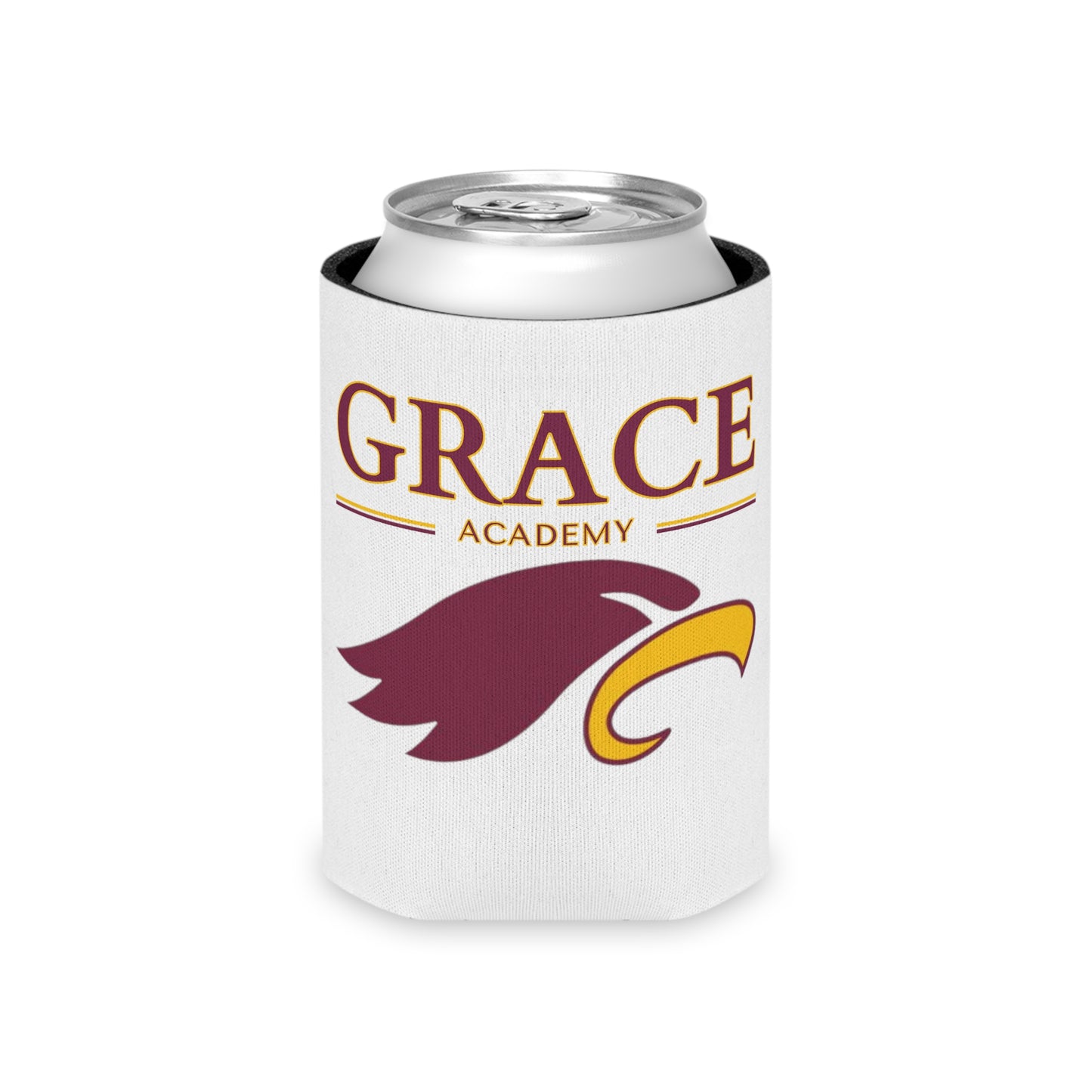 "GRACE ACADEMY" - Can Cooler (white)