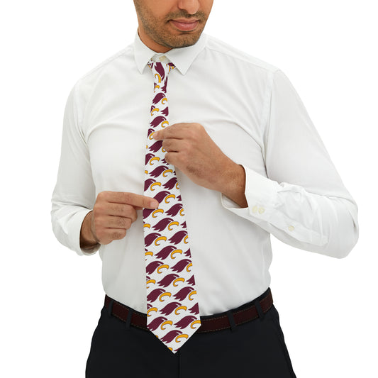 "EAGLE" White Necktie