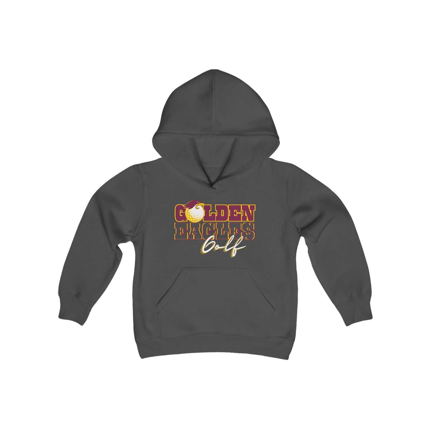 "GOLF_Athlete Design" Youth Unisex Hooded Sweatshirt