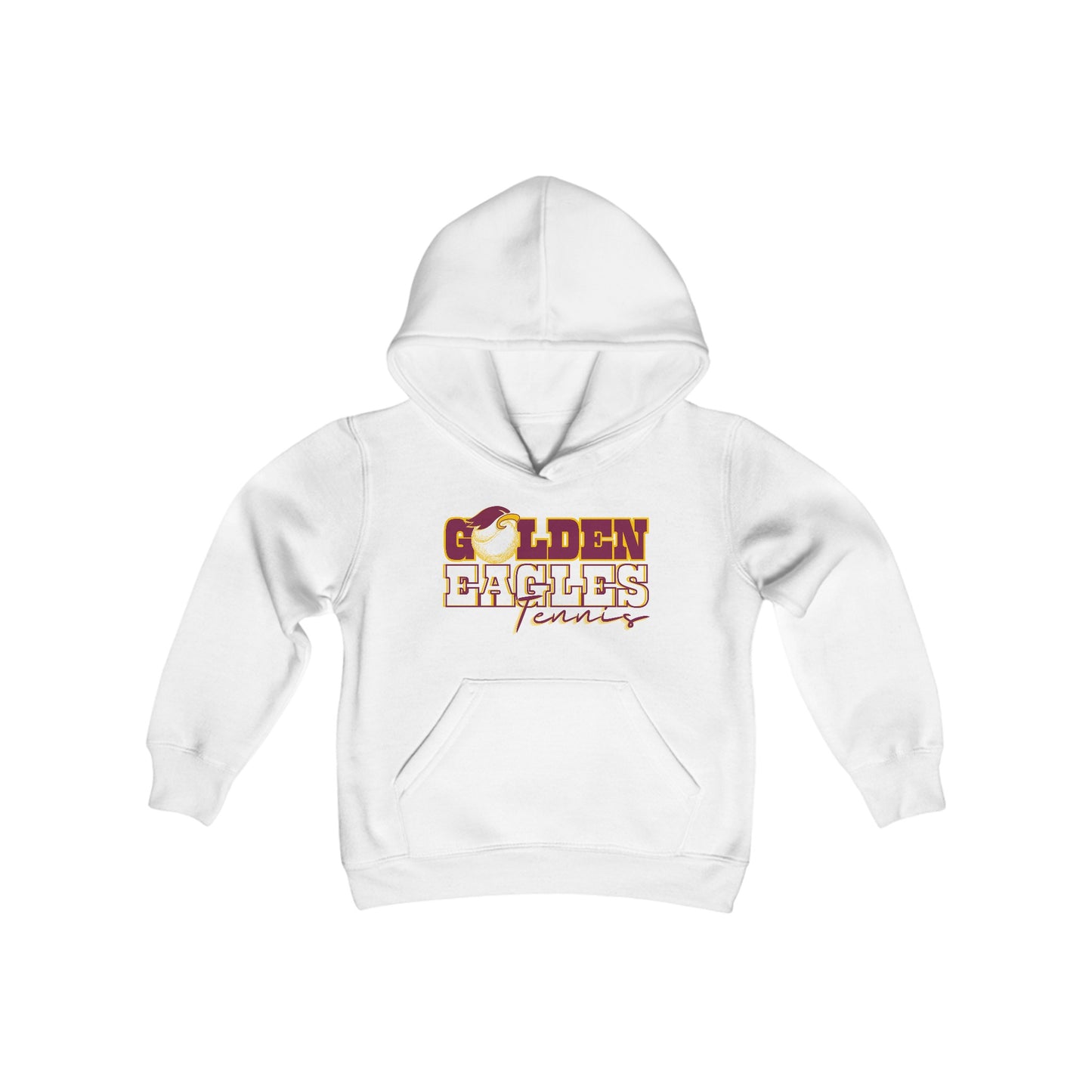 “TENNIS_Athlete Design" - Youth Unisex Hooded Sweatshirt