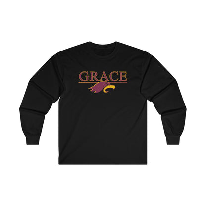 "GRACE w/ EAGLE" - Unisex Long Sleeve Tee