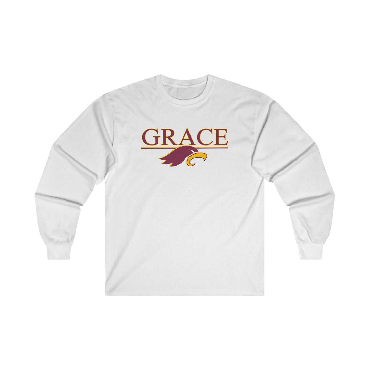 "GRACE w/ EAGLE" - Unisex Long Sleeve Tee