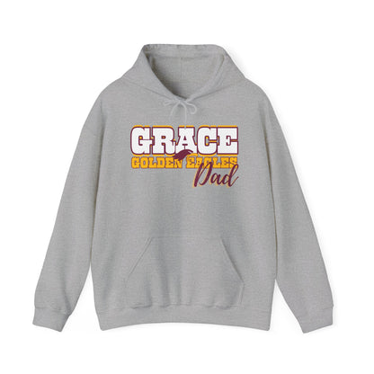 "DAD - GOLDEN EAGLES" - Unisex Hooded Sweatshirt