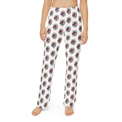 "SOCCER" Kids Pajama Pants (white)