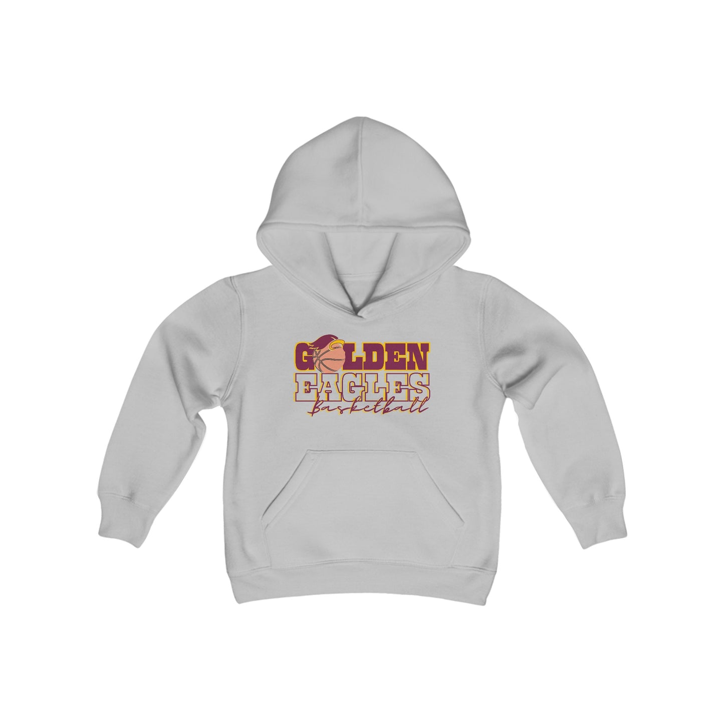 “BASKETBALL_Athlete Design" - Youth Unisex Hooded Sweatshirt