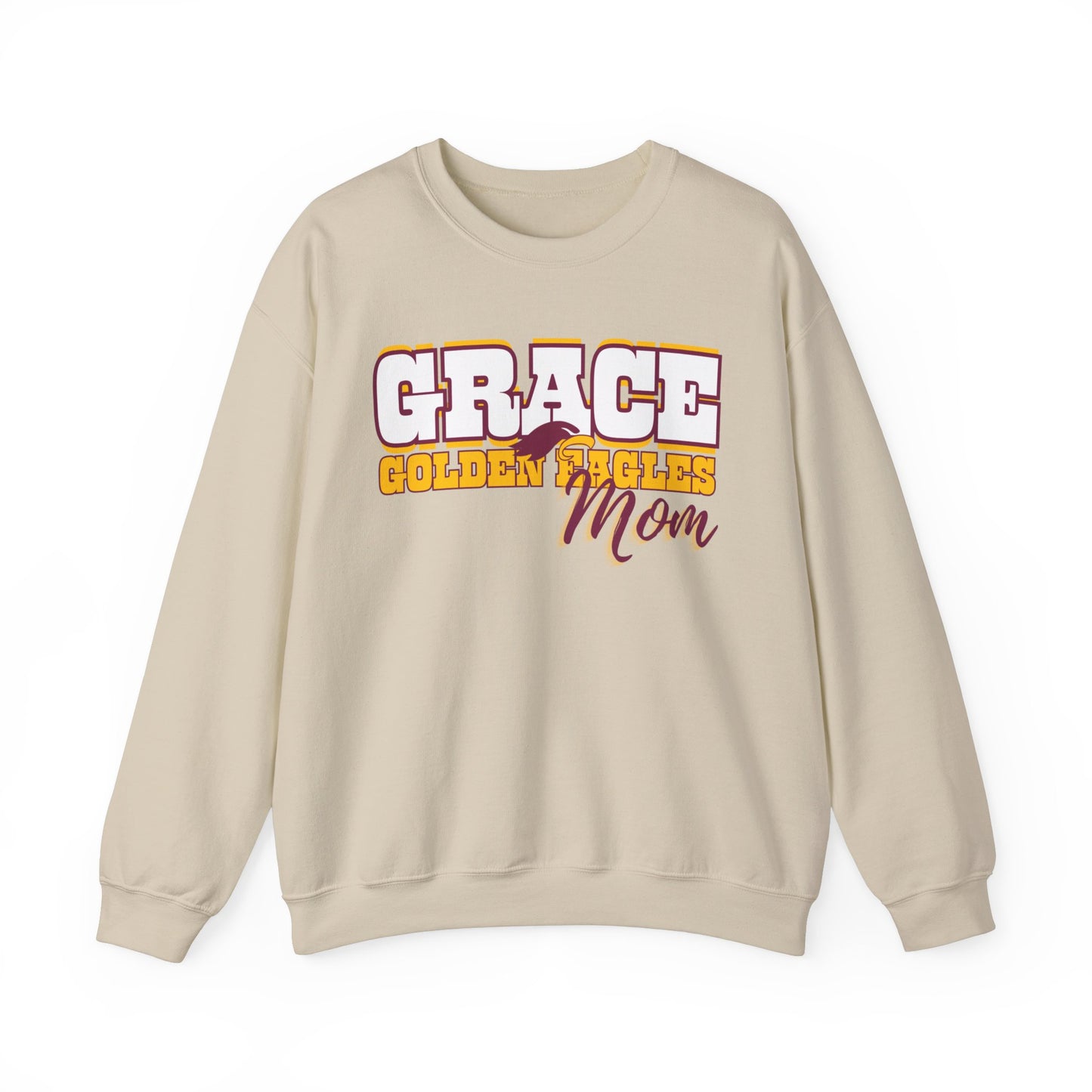 "MOM - GOLDEN EAGLES" - Unisex Crewneck Sweatshirt