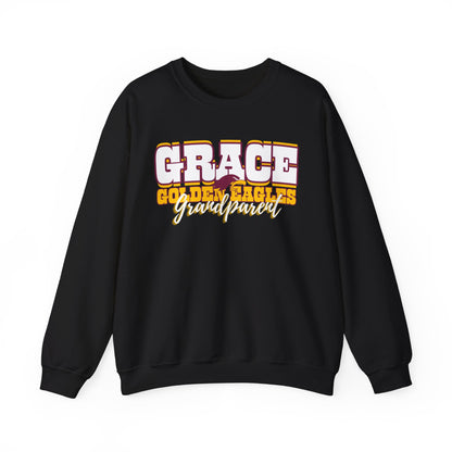 "GRANDPARENT - GOLDEN EAGLES" - Unisex Crewneck Sweatshirt