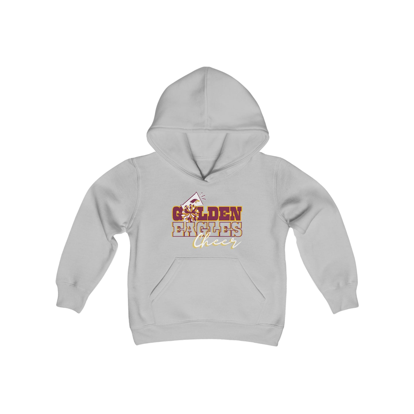 “CHEER_Athlete Design" - Youth Unisex Hooded Sweatshirt