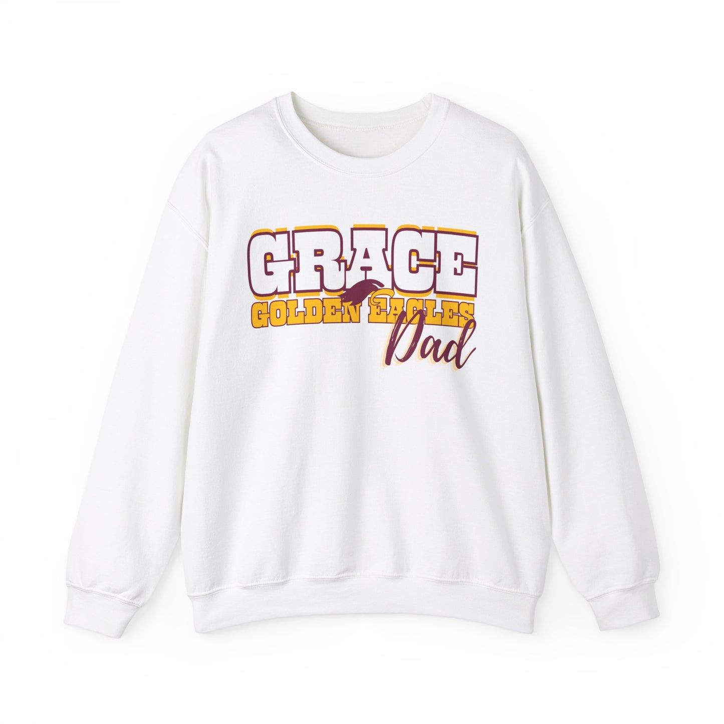 "DAD - GOLDEN EAGLES" - Unisex Crewneck Sweatshirt