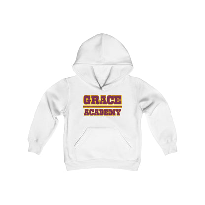 “GRACE ACADEMY_style2" - Youth Unisex Hooded Sweatshirt