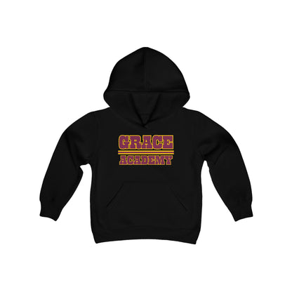 “GRACE ACADEMY_style2" - Youth Unisex Hooded Sweatshirt