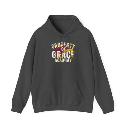 "PROPERTY OF GRACE ACADEMY" - Unisex Hooded Sweatshirt