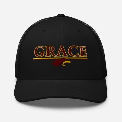 "GRACE w/ EAGLE" - Trucker Cap (Embroidered)