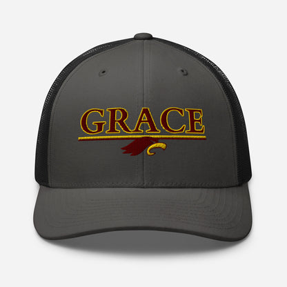 "GRACE w/ EAGLE" - Trucker Cap (Embroidered)