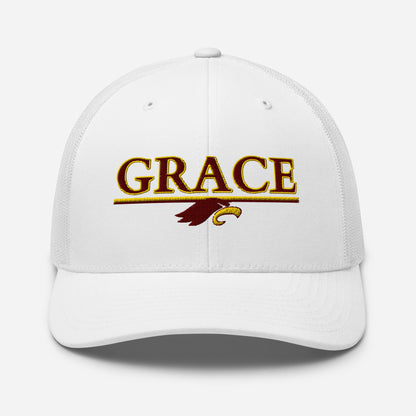 "GRACE w/ EAGLE" - Trucker Cap (Embroidered)