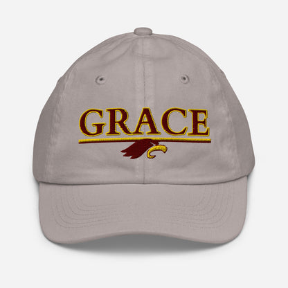 "GRACE w/ EAGLE" Youth baseball cap (Embroidered)